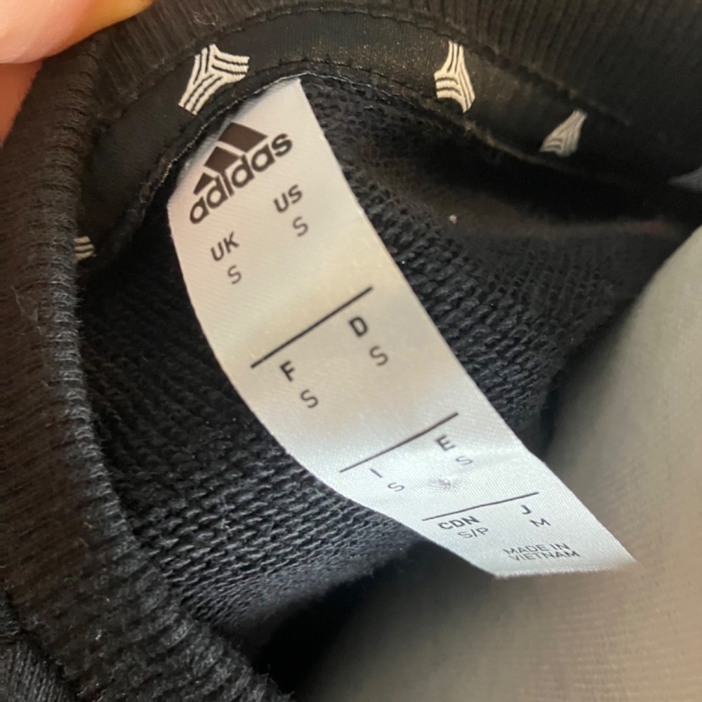 Men's adidas Black Sporting Kansas City Tango Raglan Sweatshirt Size small - Picture 4 of 4